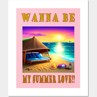 Wanna Be My Summer Lover Posters and Art